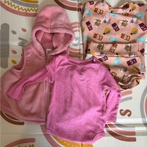 Pink Baby Clothing Set